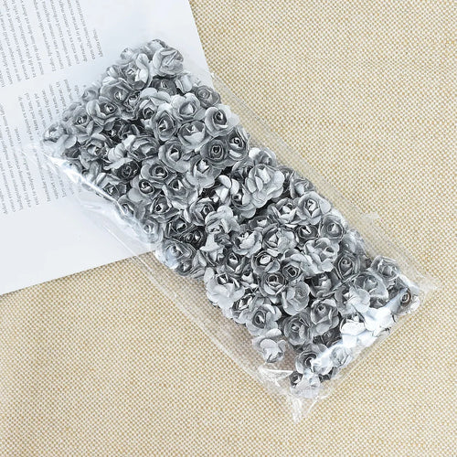 144pcs 2cm Artificial Mini Paper Rose Bouquet for Wedding Party