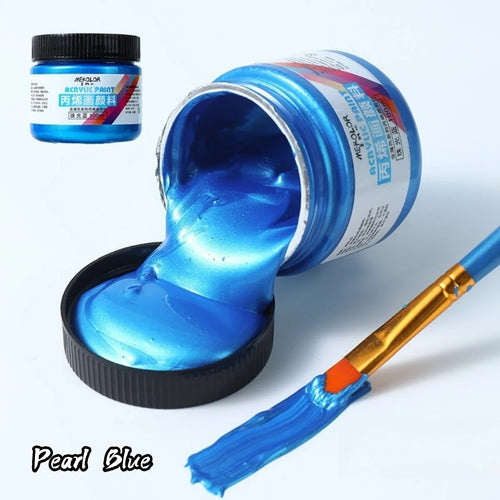 100ml Matte Acrylic Paint Bundle Premium Colors Non Crack Formula for