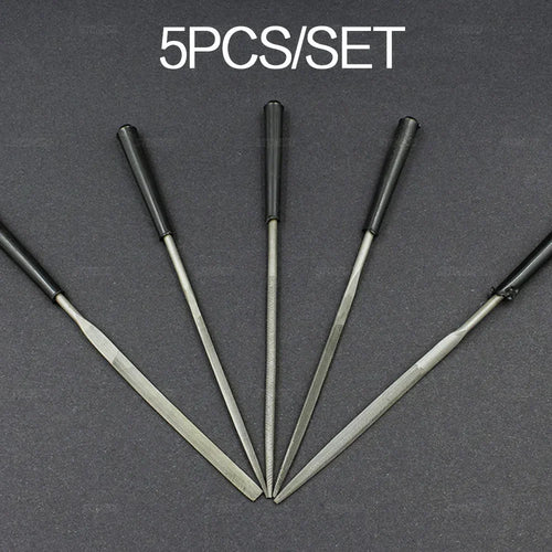 5/10PCS 3x140mm Needle File Set Diamond Jewelry Craft Tool Metal Glass