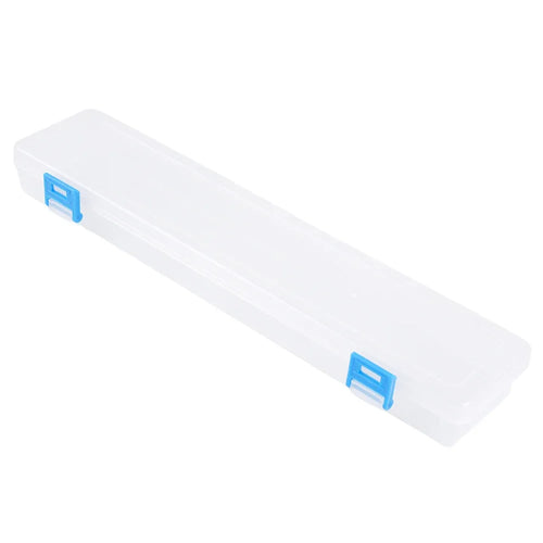 1Pc White Storage Box 33x7x3.5cm For Brushes Painting Pencils