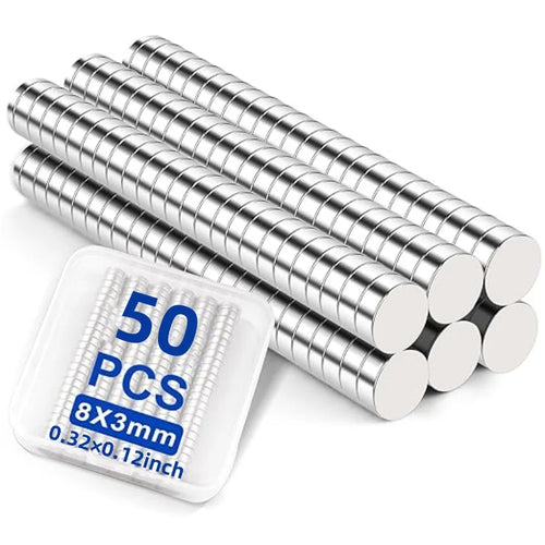 8×3mm Round Refrigerator Magnets, Small  Fridge Magnets, Office