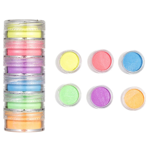6Colors/Set Pearl Powder Pigment Resin Mold Colorant Dye Pearlescent
