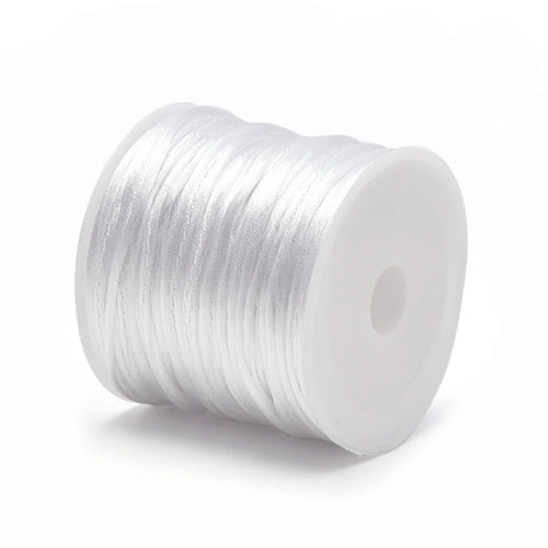 1.5mm Crafts Satin Rattail Cord String from Nylon for Chinese Knot,