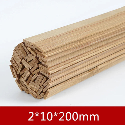 10PCS/Lot Bamboo Wood DIY Building Model Material Handmade Craft