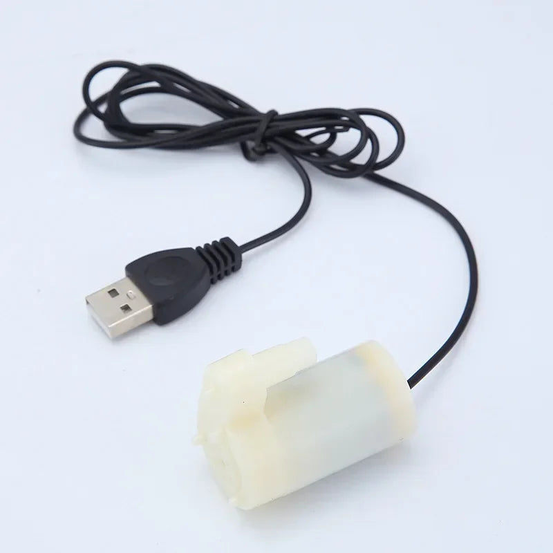 Silent 5V Submersible Pump USB  Cable DC Low Voltage Motor Pump