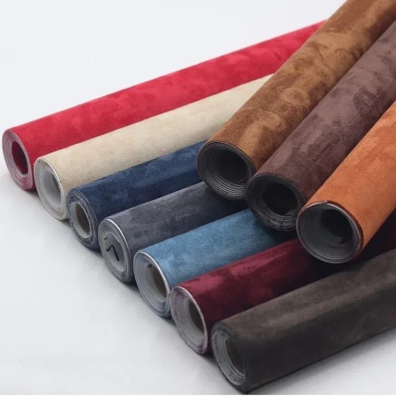 Self Adhesive Suede Fabric Faux Suede Leather For Jewelry Craft Decor