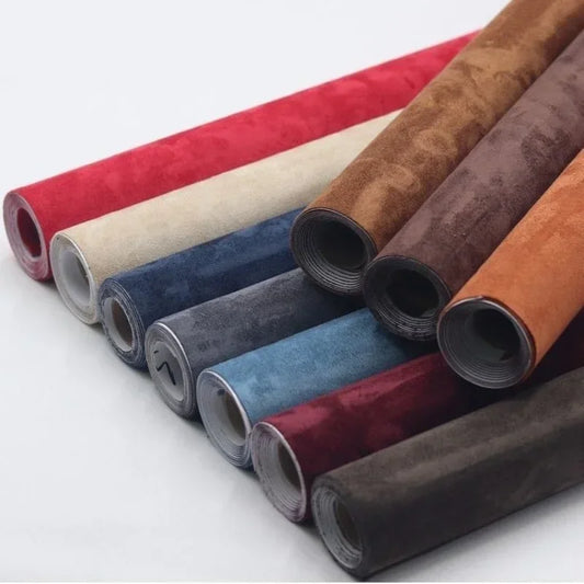 Self Adhesive Suede Fabric Faux Suede Leather For Jewelry Craft Decor