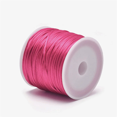 1.5mm Crafts Satin Rattail Cord String from Nylon for Chinese Knot,