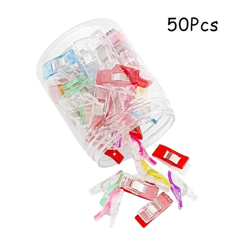 20/50/100PCs Sewing Clips Plastic DIY Crafting Crocheting Knitting