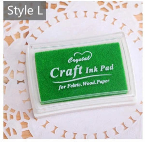 Mr Paper 15 Colors Inkpad Handmade DIY Craft Oil Based Ink Pad for