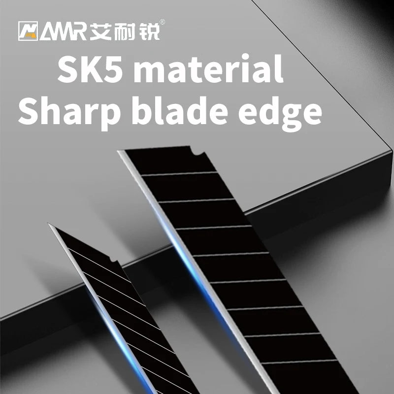 AMR 10//30/50 PCS Replaceable Knife Blade 18mm/9mm Width Metal For