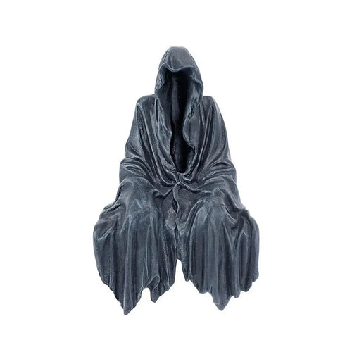 Black Clothes Mysterious Master Ornament Horror Black Robed Night