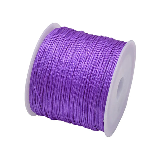 50Yds 0.8mm Crafts Nylon Cord For Jewelry Making Beading Braided Nylon