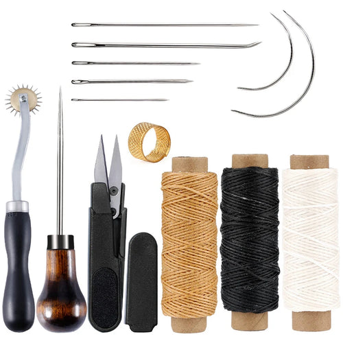 KRABALL Leather Craft Tool Kit Leather Hand Sewing Repair Kit