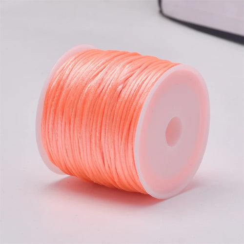 1.5mm Crafts Satin Rattail Cord String from Nylon for Chinese Knot,