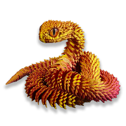 3D Printed Snake Movable Joint Simulation Snake Figurine Creative Home