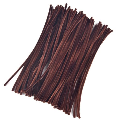 100pcs Chenille Stems Toys DIY Strips Twist Bar Anvil Wire Craft Pipe