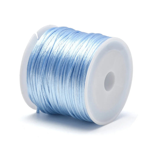 1.5mm Crafts Satin Rattail Cord String from Nylon for Chinese Knot,