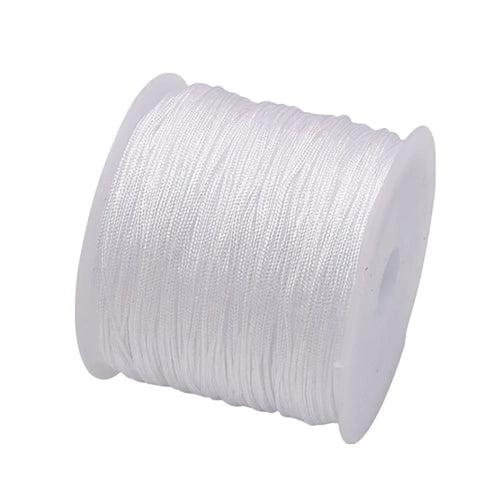 50Yds 0.8mm Crafts Nylon Cord For Jewelry Making Beading Braided Nylon
