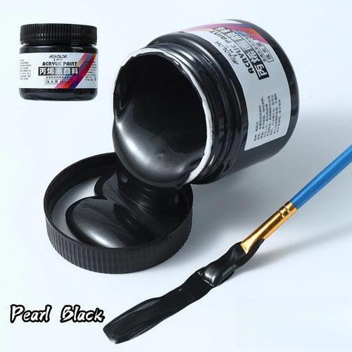 100ml Matte Acrylic Paint Bundle Premium Colors Non Crack Formula for