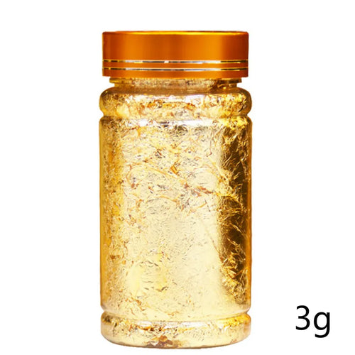 Golden Silvery Foil Decorative Paper Resin Mold Fillings Resin Jewelry