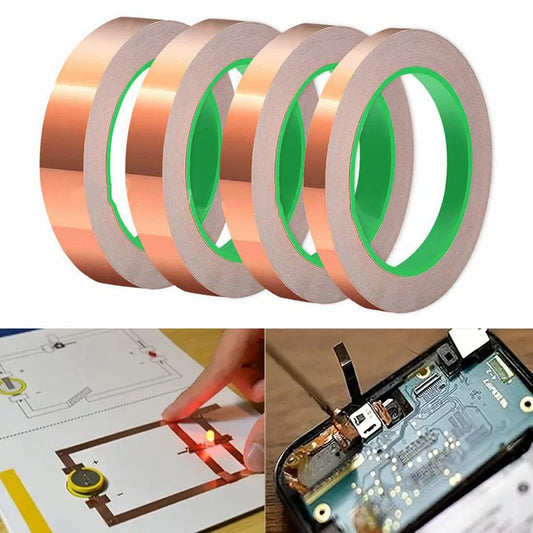 Copper Tape Double-Sided Conductive Copper foil tape for Stained Glass