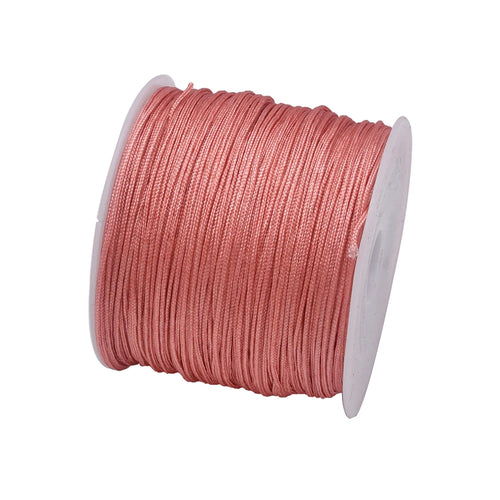 50Yds 0.8mm Crafts Nylon Cord For Jewelry Making Beading Braided Nylon