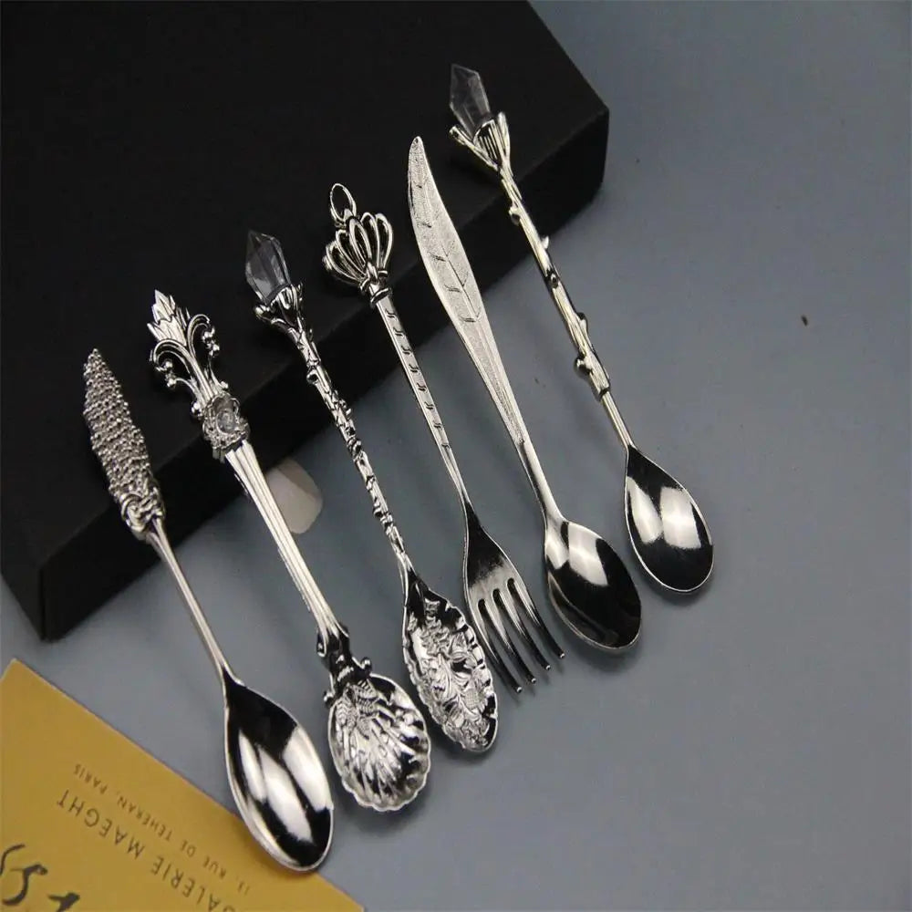 6pcs Vintage Palace Coffee Spoon 6pcs Set Ice Cream Spoon Jam Spoon