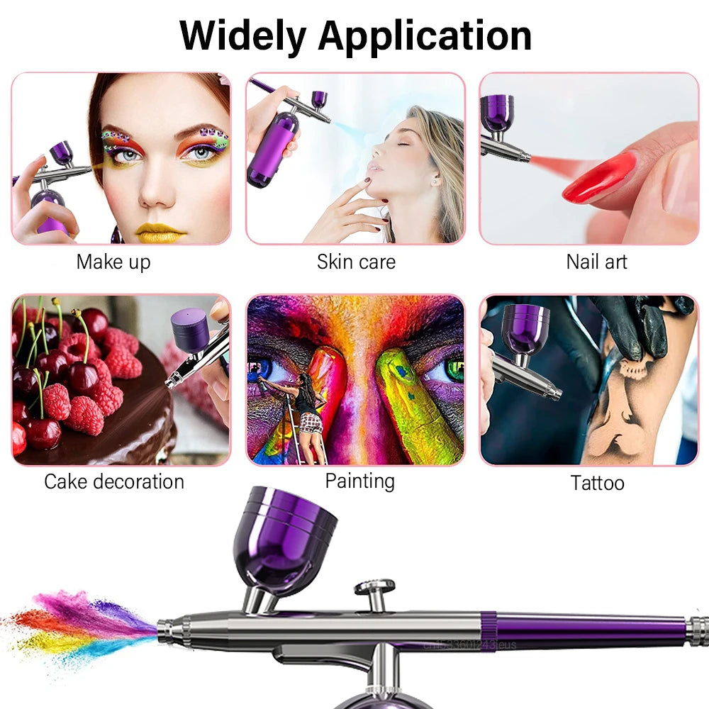 Airbrush Nail With Compressor Portable Air brush For Nails Art Paint