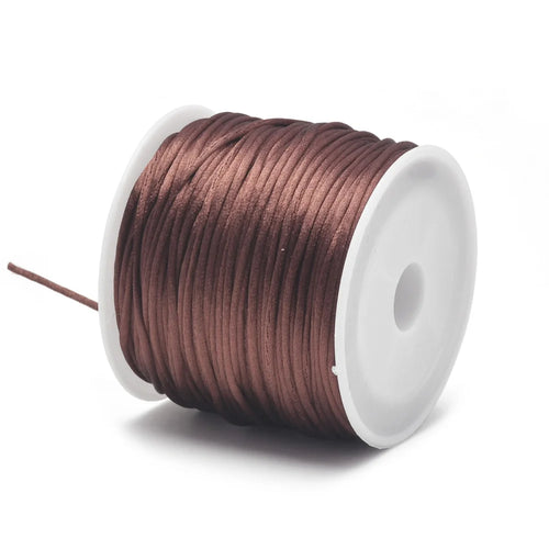 1.5mm Crafts Satin Rattail Cord String from Nylon for Chinese Knot,