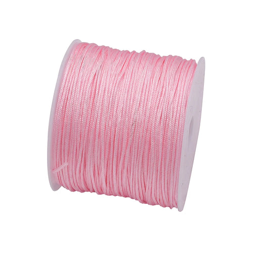 50Yds 0.8mm Crafts Nylon Cord For Jewelry Making Beading Braided Nylon