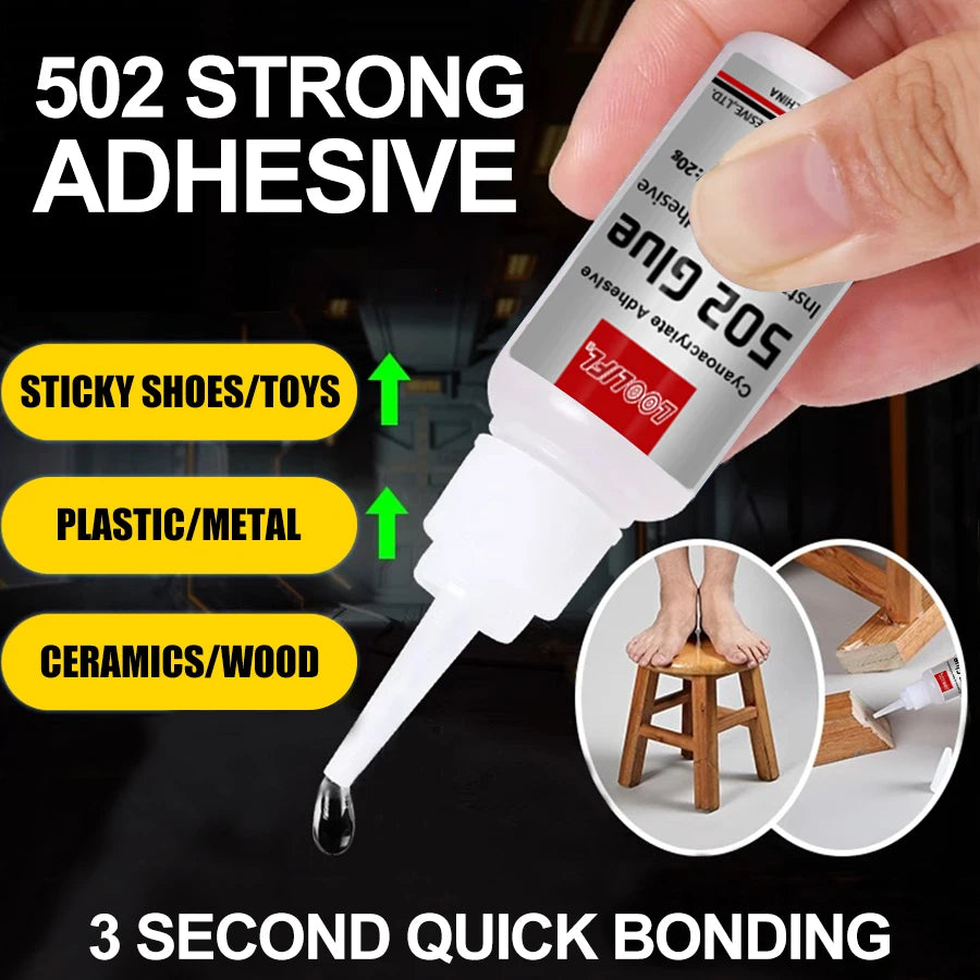 High Quality 502 Super Glue Bond Fast Universal Glue For Toys Crafts