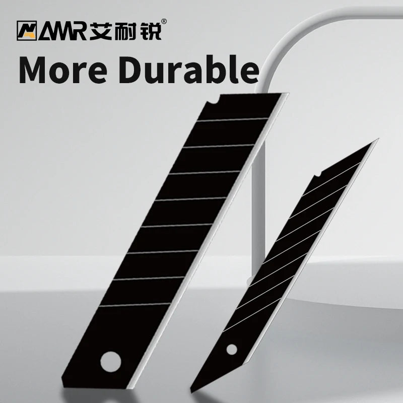 AMR 10//30/50 PCS Replaceable Knife Blade 18mm/9mm Width Metal For