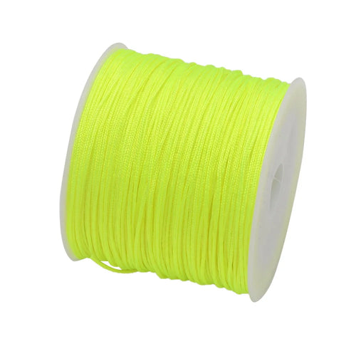 50Yds 0.8mm Crafts Nylon Cord For Jewelry Making Beading Braided Nylon