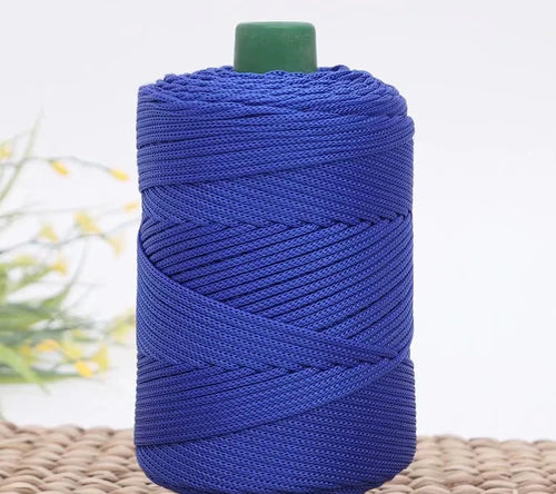 3mm Colored Cotton Cord Twisted Woven Rope Hollow Thread Craft
