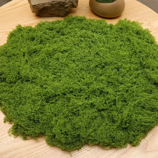 50g Fake Moss DIY Crafts Grass Artificial Moss Faux Preserved Moss