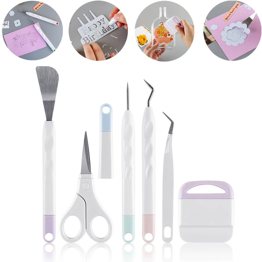 6pcs/set Craft Vinyl Weeding Tools Set Scrapbook DIY Silhouette Relief