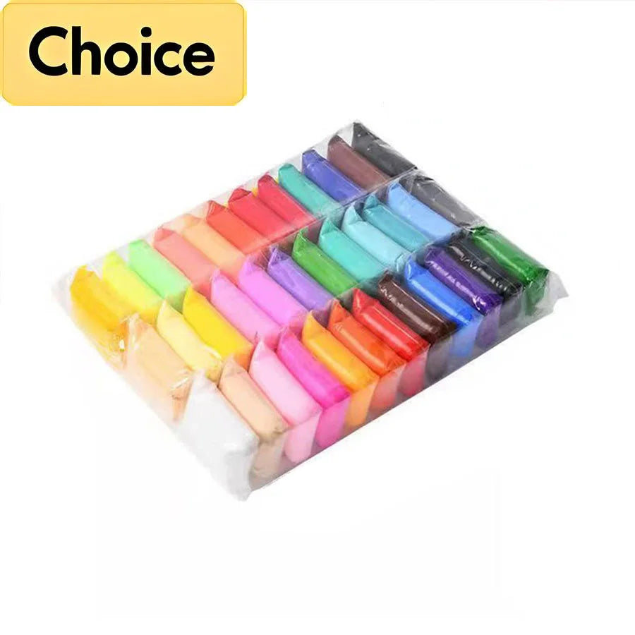 36 Color Clay Air-dried Clay Set, Ultra Light Plastic Clay with