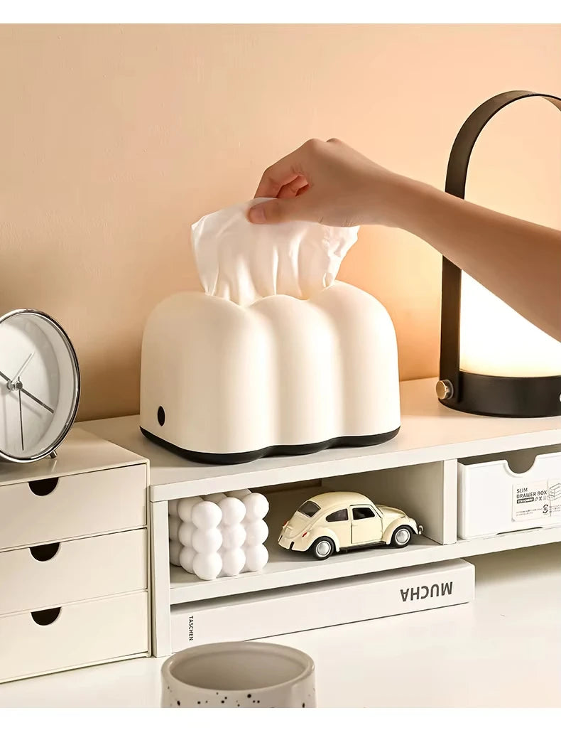 Cloud Design Tissue Boxes Storage Napkin Holder Paper Case Organizer