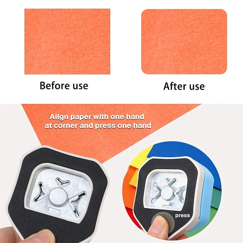 Rounder Metal Plastic Rounder Design Scrapbook Rounder Design Cards