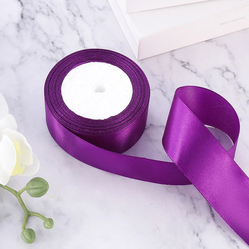 25yards/roll 4cm Satin Ribbon for Gift Wrapping Bows Making Floral