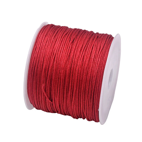 50Yds 0.8mm Crafts Nylon Cord For Jewelry Making Beading Braided Nylon