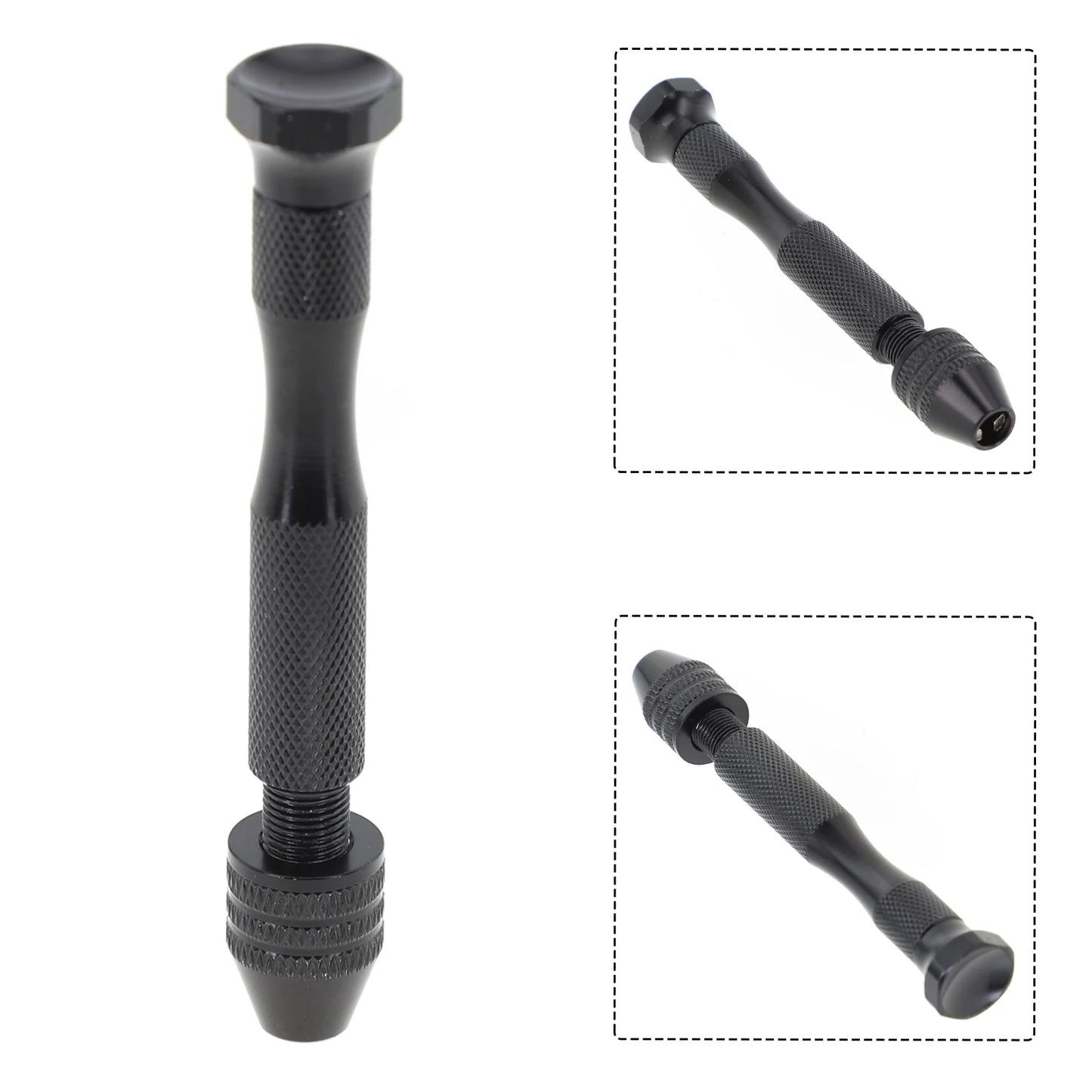 1/11Pcs Mini Hand Drill With 0.3-3.2mm Drill Bits Set Rotary Tools For