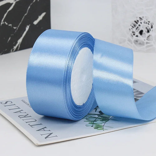 22meters 6mm-40cm Satin Ribbons Crafts Bow DIY Gift Wrap Wine Red
