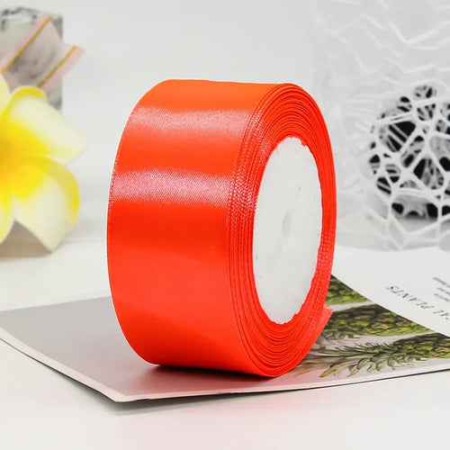 22meters 6mm-40cm Satin Ribbons Crafts Bow DIY Gift Wrap Wine Red