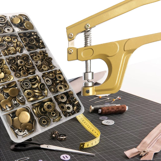 Metal Snap Fasteners Button Kits with Fastener Botones Installation
