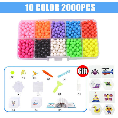 Handmade Magic Water Fuse Beads Creative Beads DIY Art Crafts Toys