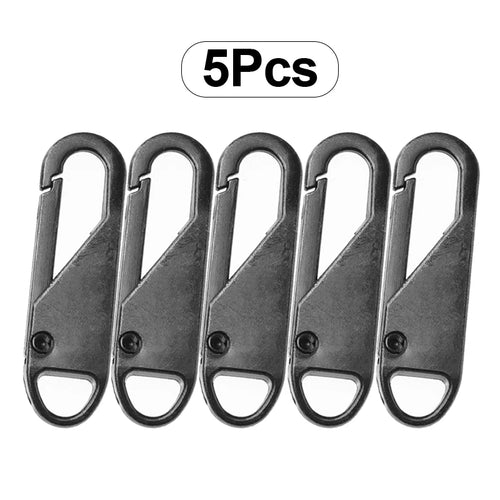 5pcs Universal Replacement Zipper Slider Metal Alloy Removal Zipper
