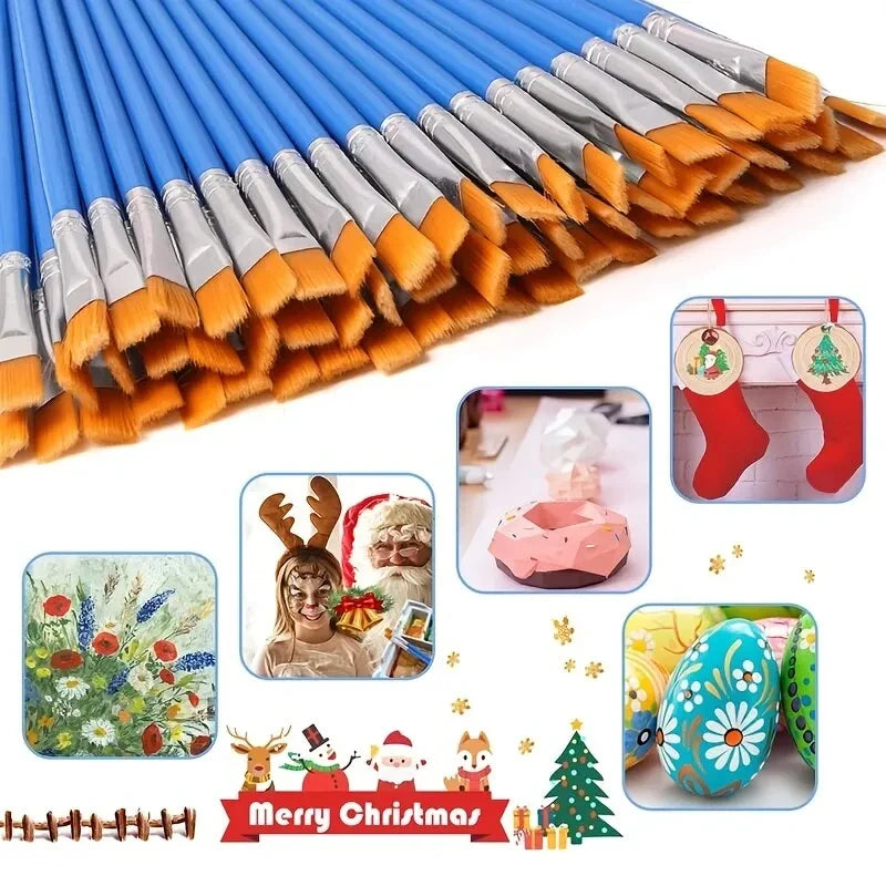 20pcs Painting Brushes For Painting Handcraft Arts And Craft For