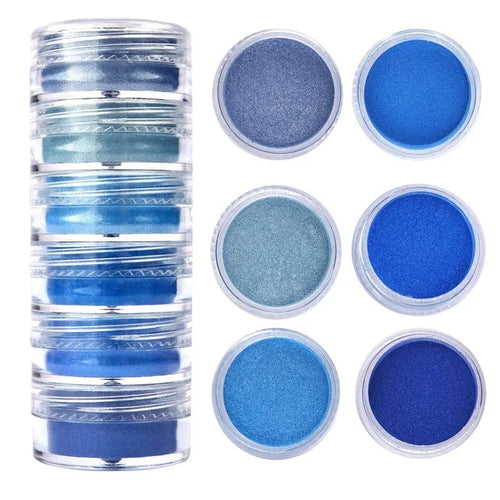 6 Colors/Set Mica Powder for Epoxy Resin Pearlescent Epoxy Resin Dye